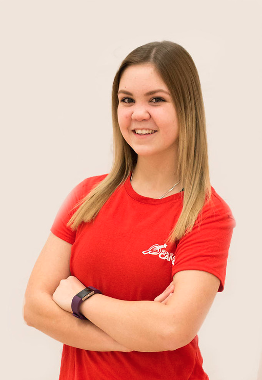 Third-year kinesiology student, Cassie Prentice. Photo credit: Racquetball Canada.